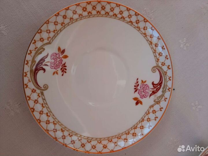 Блюда,чашка лфз,костяной фарфор СССР