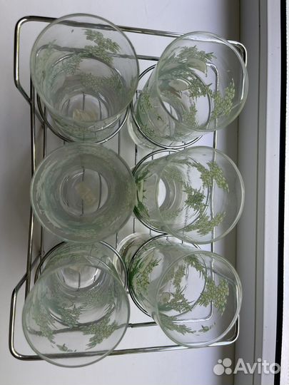 Набор стаканов в подставке