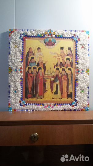 Икона преподобных Оптинских старцев