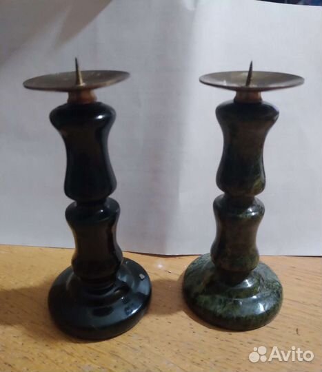 Подсвечник натуральный камень СССР