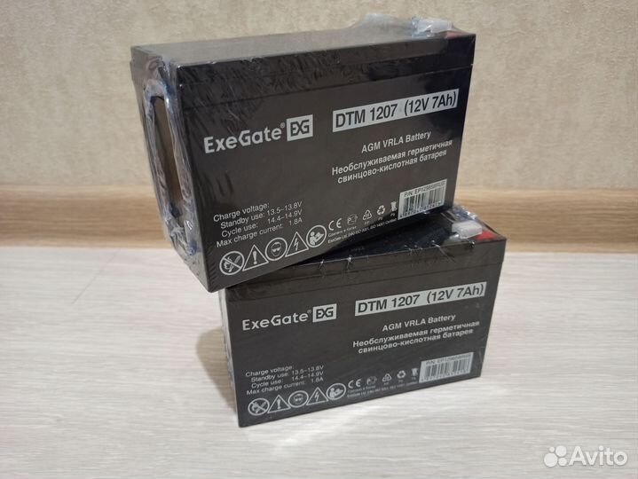 Аккумулятор для ибп DTM 1207 ExeGate