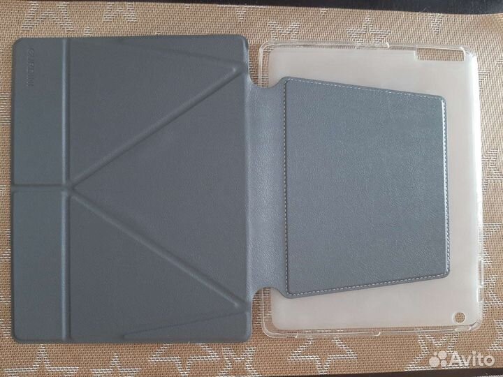 Чехол книжка для планшета iPad 3/4 цвет серый