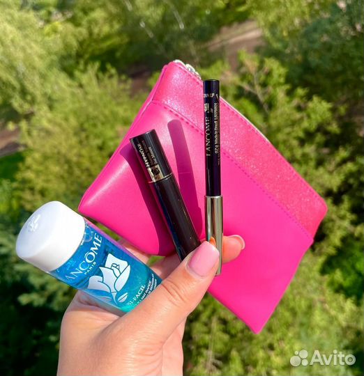 Lancome тушь карандаш для глаз смывка косметичка