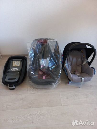 Автолюлька Maxi Cosi cabriofix, база, кресло Pearl