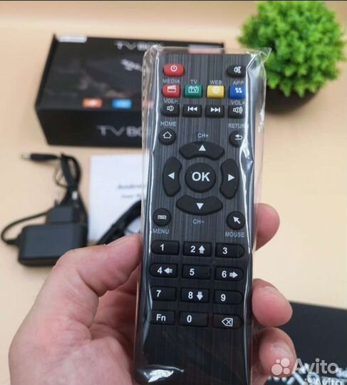 Андроид тв приставка wifi 4g 128gb