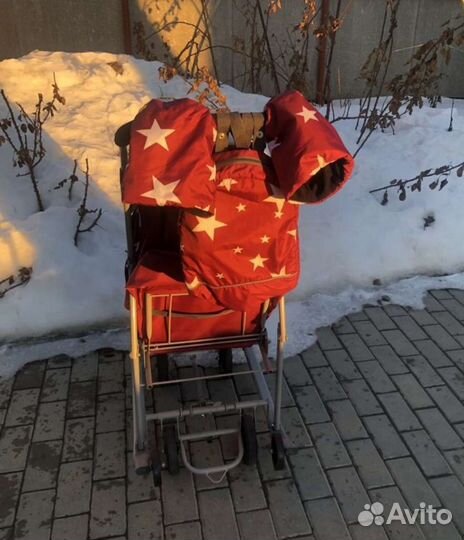 Детские санки коляска