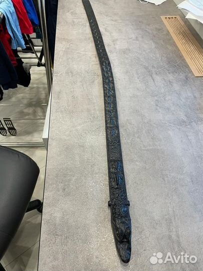 Ремень из кожи крокодила