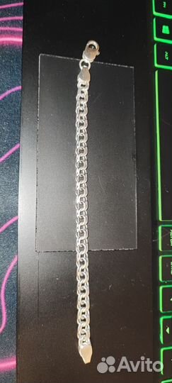 Серебряный браслет мужской 