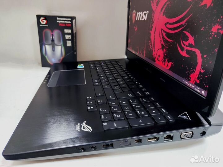 Мощнейший игровой asus rog 17.3, ips,i7,32gb