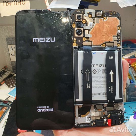 Стекло дисплея Meizu 16Xs с заменой