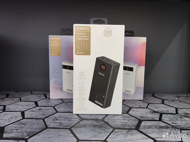 Power bank Romoss PEA40 Pro 65w 40000mAh