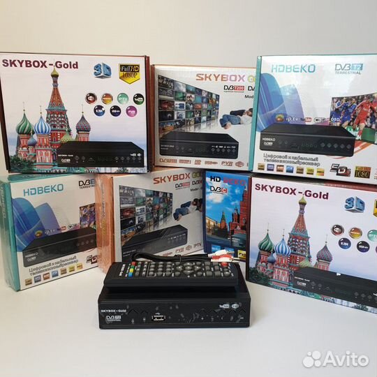 Цифровая тв-приставка dvb-t2 20 каналов