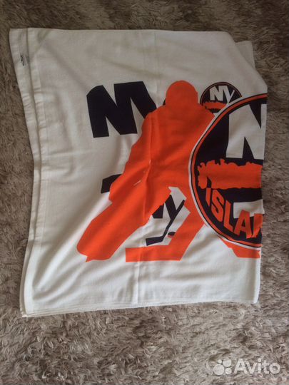 Большое пляжное полотенце нхл нй Айлендерс
