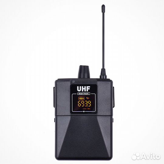 Беспроводной петличный + головной микрофон UHF UX2