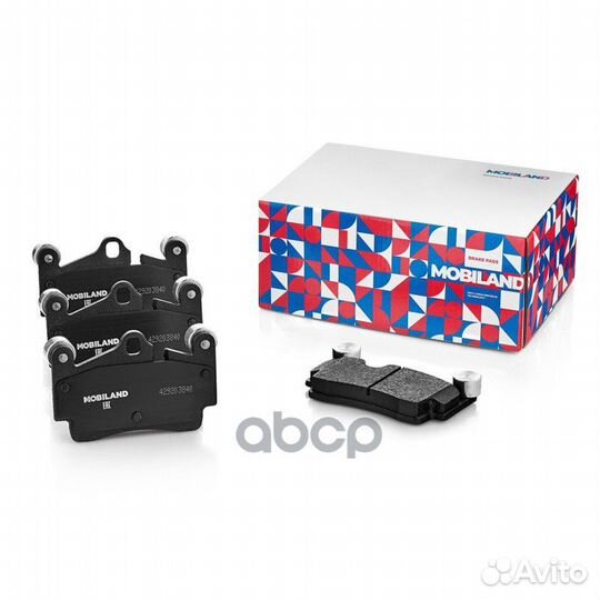 Колодки тормозные дисковые зад 429203840 mobiland