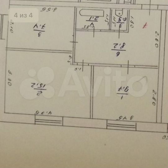 2-к. квартира, 43,5 м², 2/2 эт.