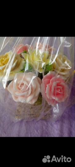 Букет из мыла