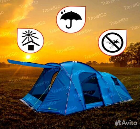 4 местная палатка