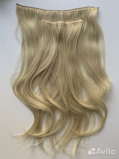 Волосы для наращивания 50 см блонд