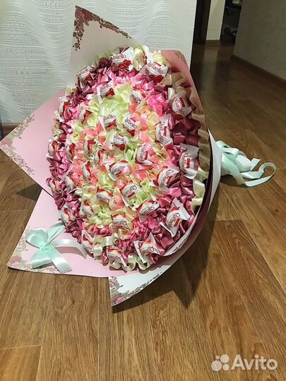 Букеты из конфет, фруктов