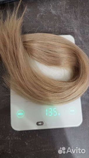 Волосы для наращивания натуральные 50-55см бу