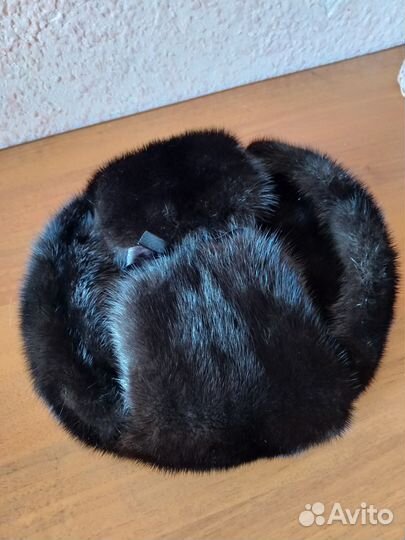 Норковая шапка мужская