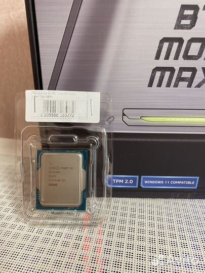Intel core i5 12400 + b760 wifi ddr5 new