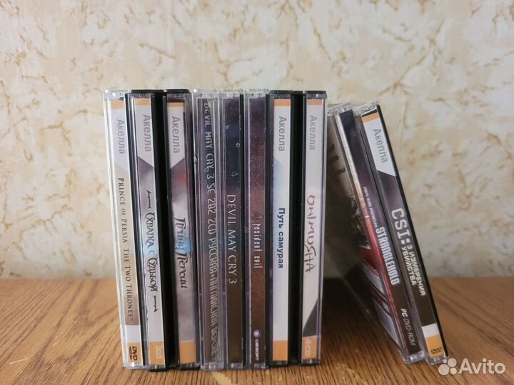8 дисков с видео играми: Prince of Persia, Devil