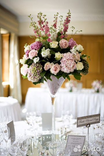 Ваза бокал новая в упаковке, всего 4 шт