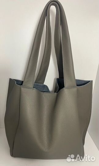 Сумка шоппер натуральная кожа