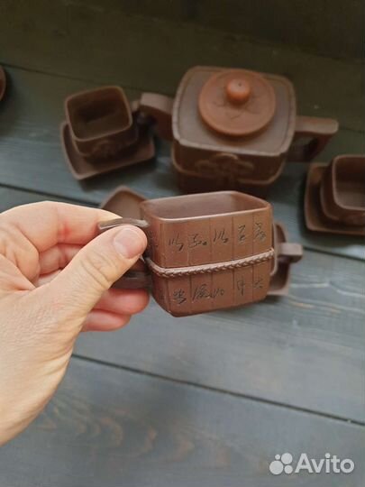 Китайский чайный сервиз из исинской глины