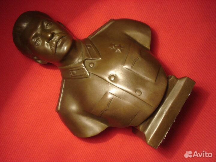Иосиф Сталин СССР Антик Редкий Бюст Военный