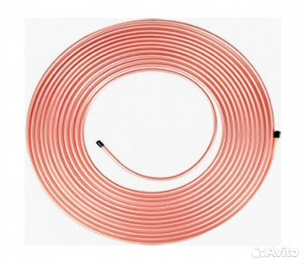 Труба медная и изоляция