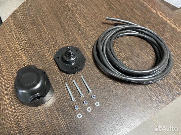 Электрика фаркопа. Розетка с проводкой