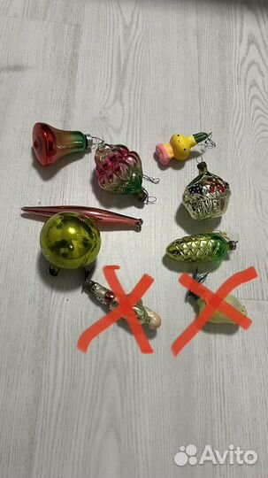 Елочные игрушки СССР