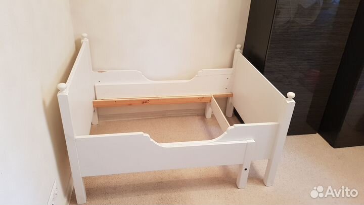 Кровать IKEA детская раздвижная 80х200см leksvik
