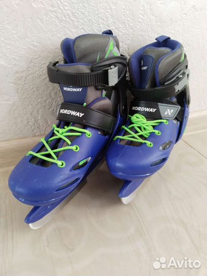 Коньки детские раздвижные 34 37