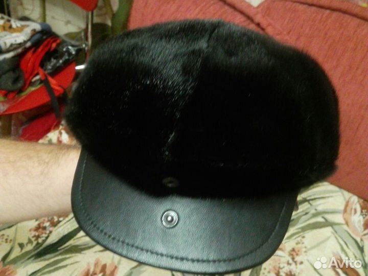 Меховая мужская кепка