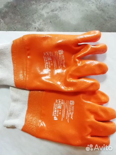 Перчатки нитриловые зимние