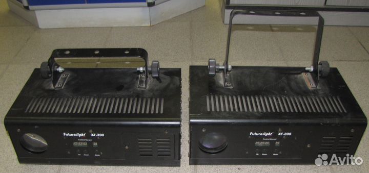 Светомузыка FL XF-200 2шт Gobo Линза Микрофон DMX