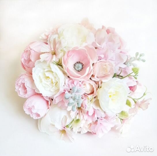 Свадебный букет невесты Букет дублер розовый