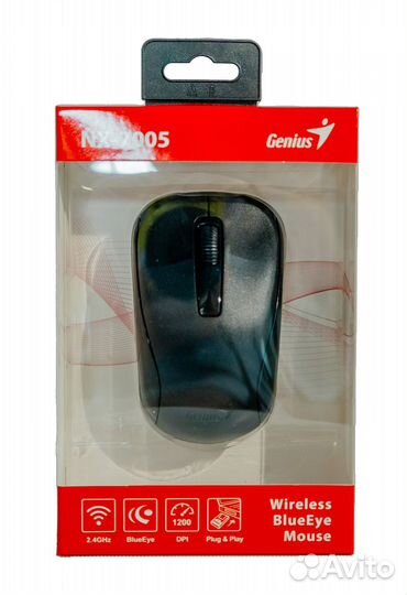 Беспроводная мышь Genius NX-7005 черный