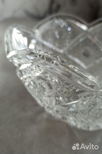 Салатник хрусталь СССР