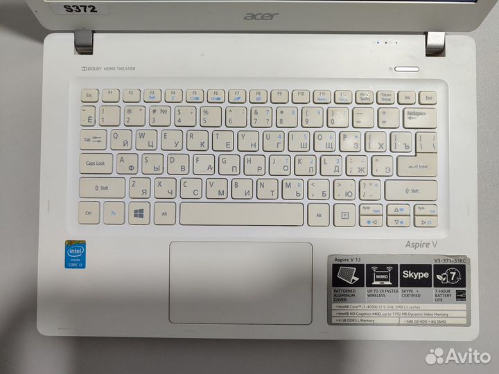 Ноутбук Acer V3-371, 13.3