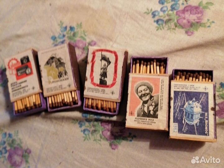 Спички в деревянных коробках 19671987гг