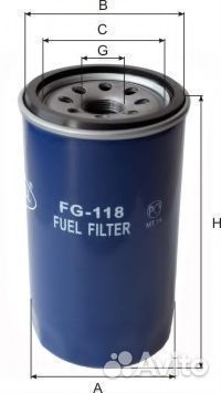 Топливный фильтр FG118 goodwill