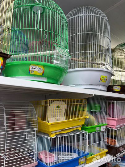 Клетки для попугаев, грызунов и кроликов, Корма