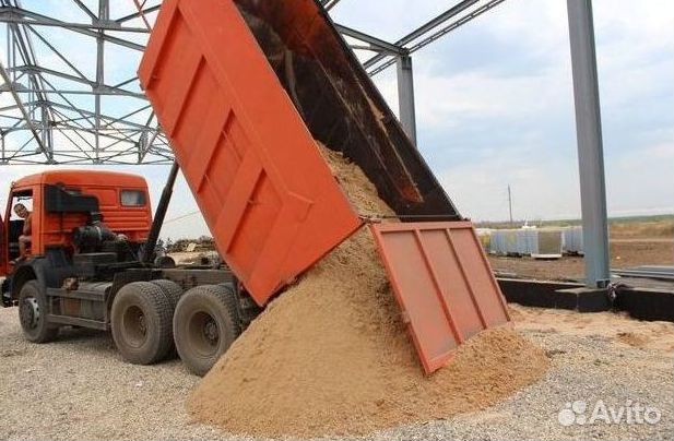 Песок строителный с доставкой