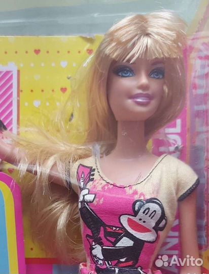 Кукла Barbie редкая Barbie Loves Paul Frank