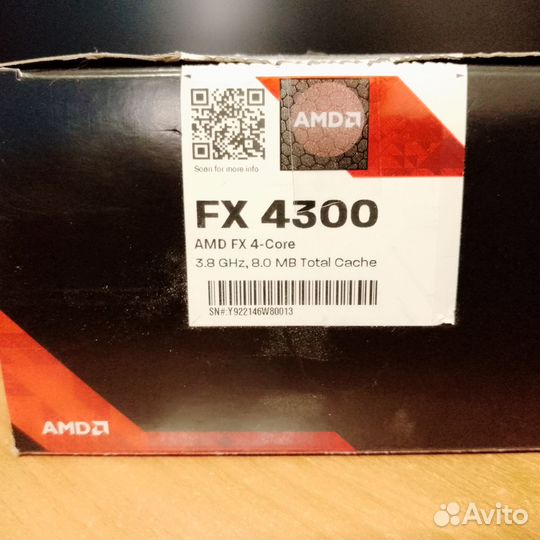 Процессор amd fx4300